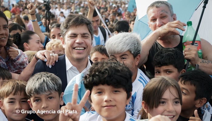 Kicillof inauguró en Ensenada el complejo deportivo Club Belgrano