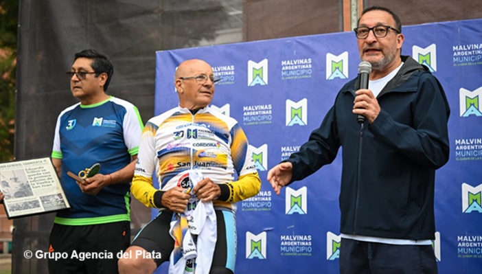 Luis Vivona destacó el valor del deporte y la movilidad sustentable en el homenaje a Eduardo Trillini: partida de la travesía «Un Viaje Soñado»
