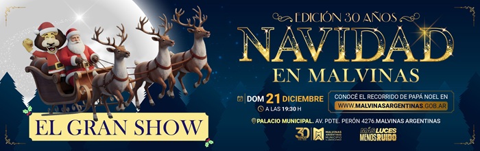 Malvinas Argentinas se prepara para el Gran Show de Navidad – Edición 30 Años, este 21 de diciembre