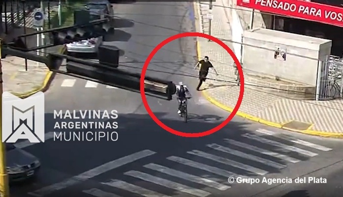 Más Seguridad en Malvinas Argentinas: «Detienen ladrón de bicicleta a 20’ del robo, tras un seguimiento de las cámaras de monitoreo del municipio»